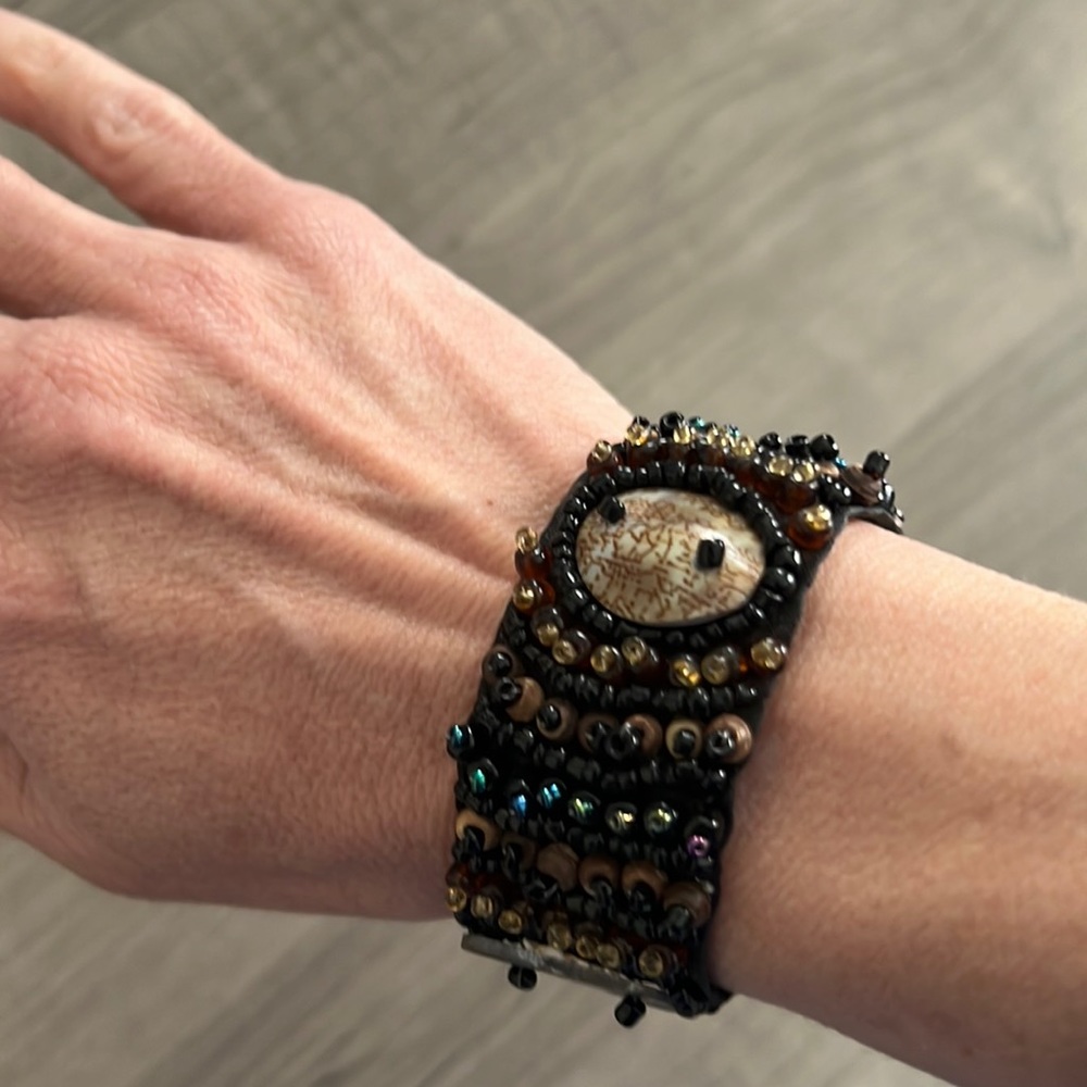 Cute black and brown bracelet